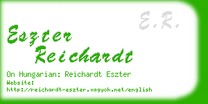 eszter reichardt business card